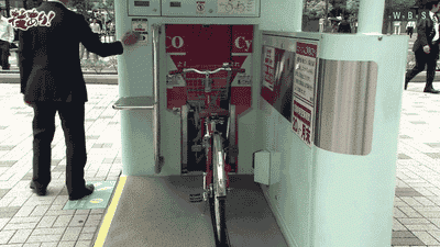 ako sa parkujú bicykle v Japonsku